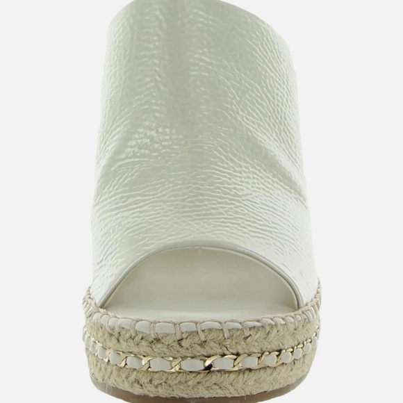 Karl Lagerfield Paris Carina Women Slip On Open Toe Wedge Sandals - Picture 3 of 11